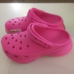 Crocs Bae Classic Clog in hot pink- women's 10